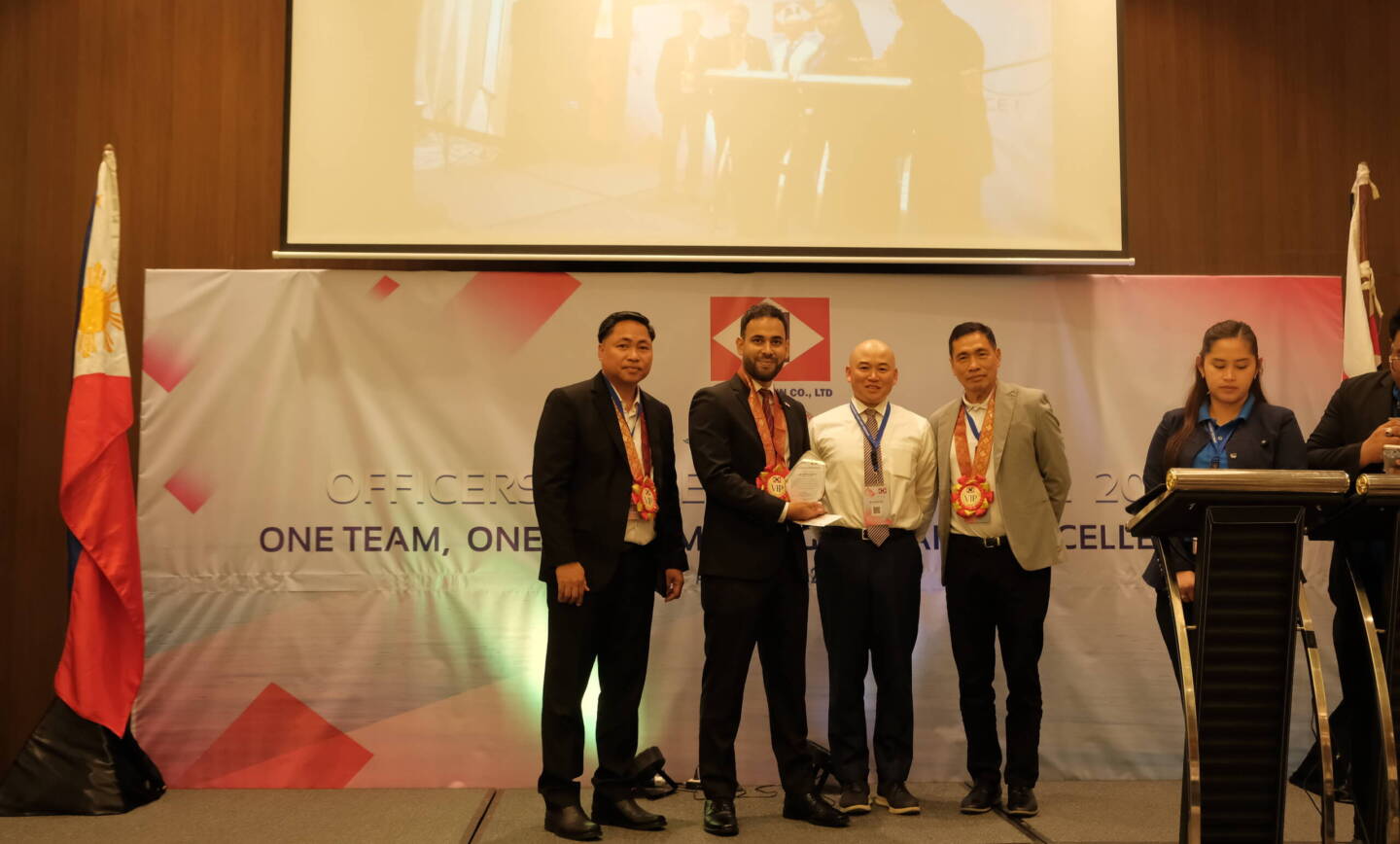 AMP PARTICIPA EN CONFERENCIA DE OFICIALES Y TRIPULACIÓN  DE NISSEN KAIUN CO., LTD CELEBRADA EN FILIPINAS