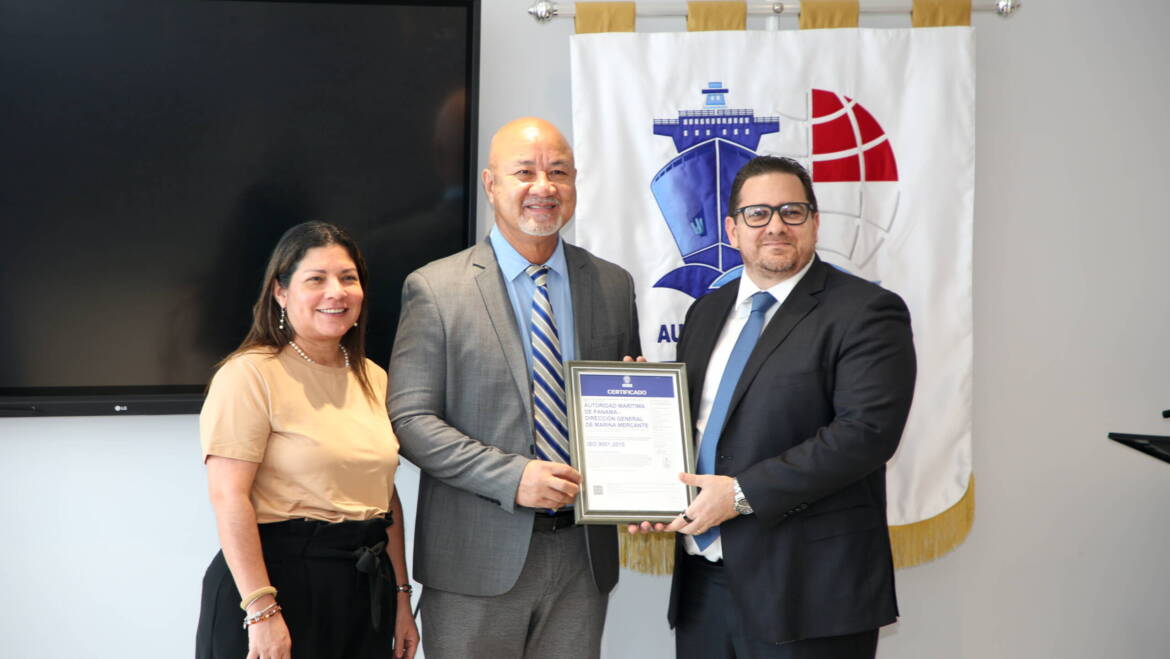 PANAMÁ FORTALECE LA CONFIANZA INTERNACIONAL EN SU REGISTRO DE NAVES CON LA RECERTIFICACIÓN ISO 9001:2015