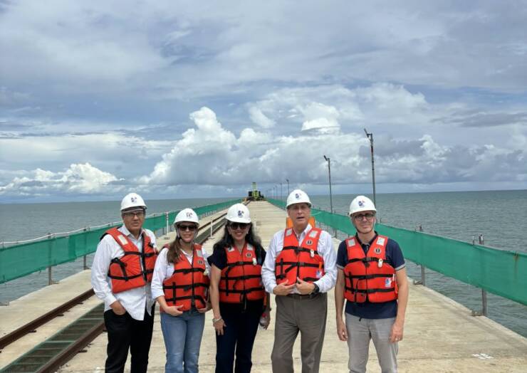 AMP Y EL BID EVALÚAN EL AVANCE Y LAS PROYECCIONES DEL MUELLE MULTIPROPÓSITO DE PUERTO ARMUELLES