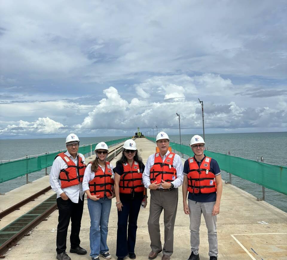 AMP Y EL BID EVALÚAN EL AVANCE Y LAS PROYECCIONES DEL MUELLE MULTIPROPÓSITO DE PUERTO ARMUELLES