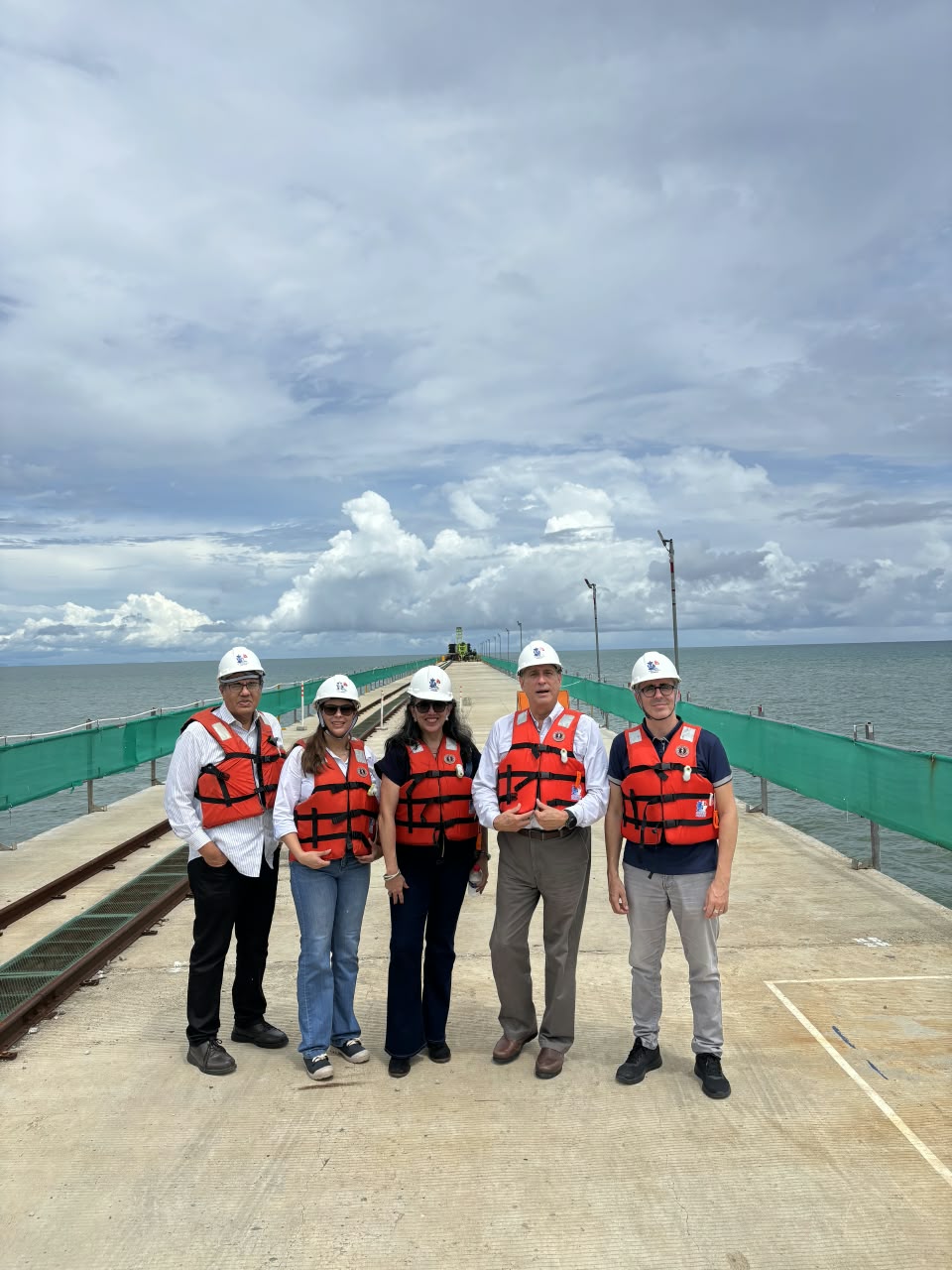 AMP Y EL BID EVALÚAN EL AVANCE Y LAS PROYECCIONES DEL MUELLE MULTIPROPÓSITO DE PUERTO ARMUELLES