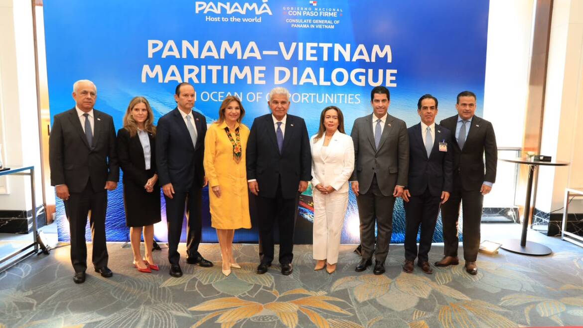 NAVIERAS DE VIETNAM QUE RATIFICAN SU CONFIANZA EN EL REGISTRO DE BARCOS Y EL CANAL PANAMÁ, TRAS ENCUENTRO CON EL PRESIDENTE MULINO